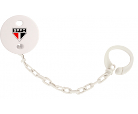 Attache-tetine Sao Paulo Futebol Clube color blanco