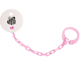 Attache-sucette Santos Futebol Clube color rosa claro
