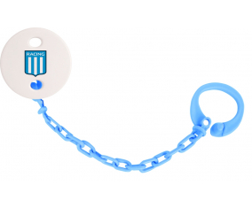 Attache-Chupete Racing Club de Avellaneda azul turquesa