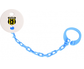 Attache-tétine Club Guaran color azul turquesa