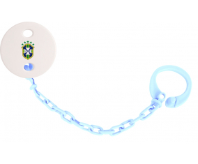 Attache-tetina selección brasileña de fútbol color Sky Blue