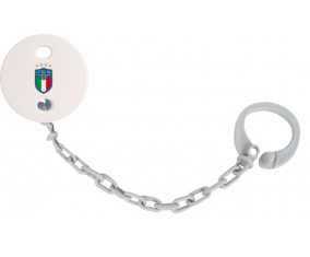 Attache-tetine Italia color de la selección de fútbol gris