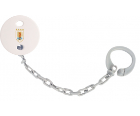 Attache-Tétine Uruguay color de la selección uruguaya de fútbol color gris