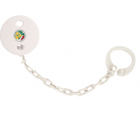 Attache-tetina selección senegalesa de fútbol color blanco