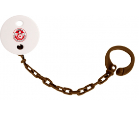 Attache-Color de la selección tunecina de fútbol Brown