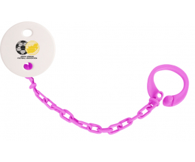 Attache-tetina selección sudafrican de fútbol color Rose fuschia