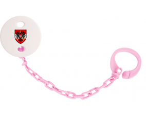 Attache-lollipop Austria color de la selección de fútbol rosa claro