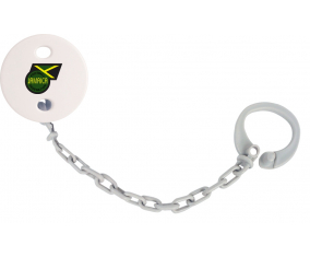 Attache-Tetine Jamaica color de la selección de fútbol gris