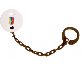 Attache-chupete Venezuela coloreador de la selección venezolana de fútbol Color Brown