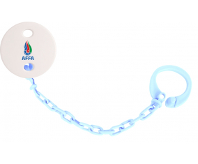 Attache-Tétine Azerbaiyán color de la selección de fútbol Sky Blue