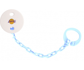 Attache-Tetine Los Angeles Lakers color Sky Blue