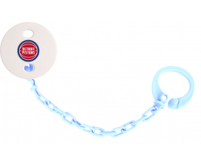 Attache-pone azul cielo a los Pistons de Detroit