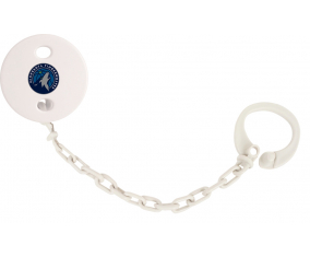 Attache-Piruleta Minnesota Timberwolves blancos