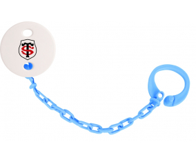 Attache-tetina Stade Toulousain azul turquesa