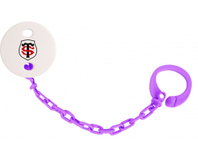 Attache-tetina Stade Toulousain color Violet