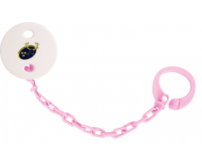 Attache-tetine Munster Rugby color rosa claro