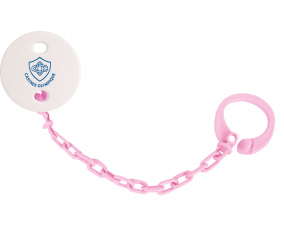 Attache-tétine Castres Olympique color rosa claro