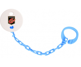 Attachede cabeza Newport Gwent Dragons azul turquesa