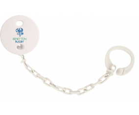Attache-dedo del pie-tetina Benetton Treviso color blanco