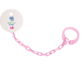 Attache-tetina Benetton Treviso color rosa claro