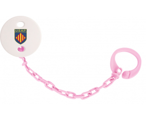 Attache-tetina USA Perpiñán color rosa claro
