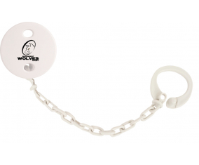 Attache-tétine Bucharest Lobos color blanco