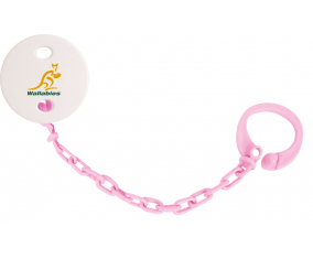 Attache-tetine Australia Rugby XV color rosa claro
