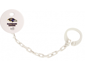 Attache-tetina Baltimore Ravens Blanco