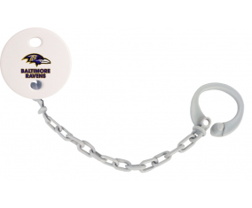 Attache-tetina Baltimore Ravens Color gris
