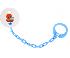 Attache-tetina Cleveland Browns azul turquesa