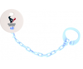 Attache-tetin Houston Texans color Sky Blue