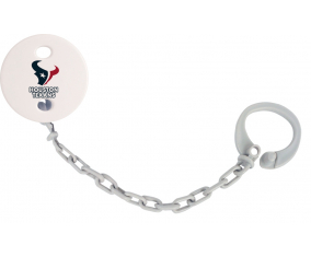 Attache-tetin Houston Texans Color Gris