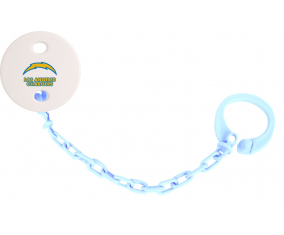 Attache-lollipop Los Angeles Chargers azul cielo