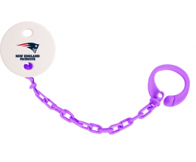 Attache-tetina new England Patriots Color Violet