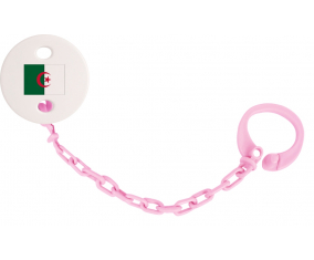 Attache-Bandera piruleta Argelia rosa claro