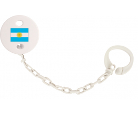 Attache-Bandera Tetina Argentina Color blanco