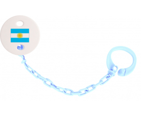 Attache-Bandera Tetina Argentina color Sky Blue