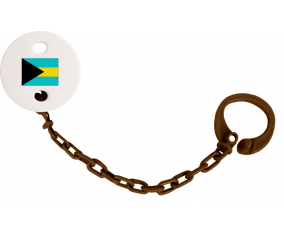 Attache-Bandera Tetina Bahamas Color Marrón