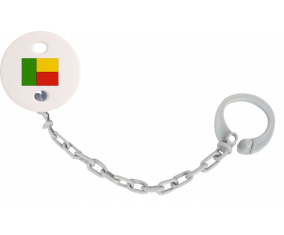 Attache-Bandera tetina Benin Color Gris