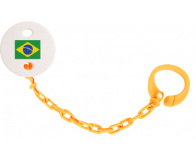 Attache-Bandera Tetina Brasil Color naranja