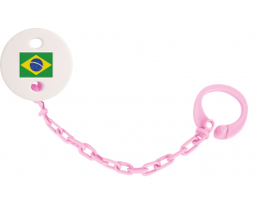 Attache-Bandera Tetina Brasil Color rosa claro