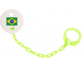 Attache-Bandera Tetina Brasil Color Verde