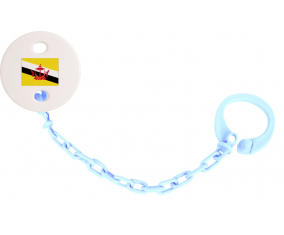 Attache-bandera piruleta Brunei Darussalam cielo azul