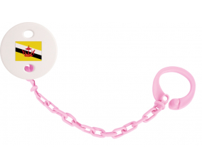 Attache-piruleta Brunei Darussalam rosa claro