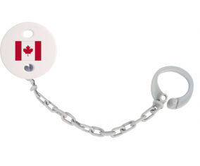 Attache-Bandera Tetina Canadá Color Gris