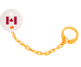 Attache-Bandera Tetina Canadá Color Naranja