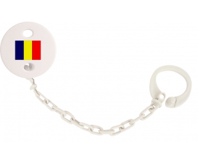 Attache-Bandera Tetina Chad Color blanco