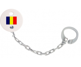 Attache-Bandera tetina Chad Color gris
