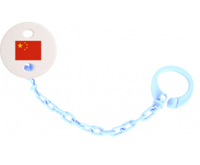 Attache-piruleta Bandera China color Sky Blue