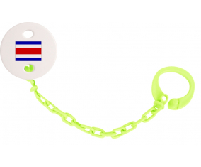 Attache-bandera verde costa rica
